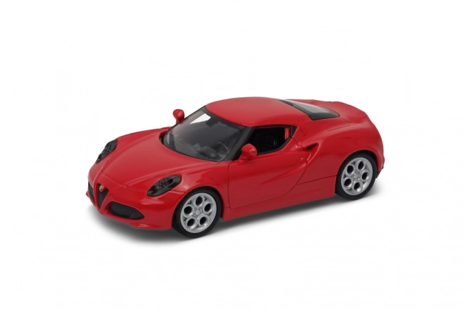 Modello Alfa Romeo 4C Welly 1:34 Bianco