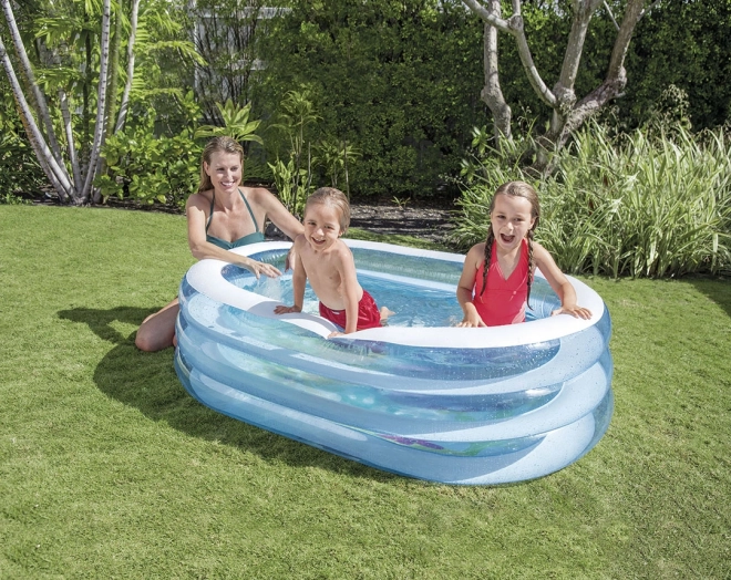 Piscina gonfiabile ovale per bambini da giardino