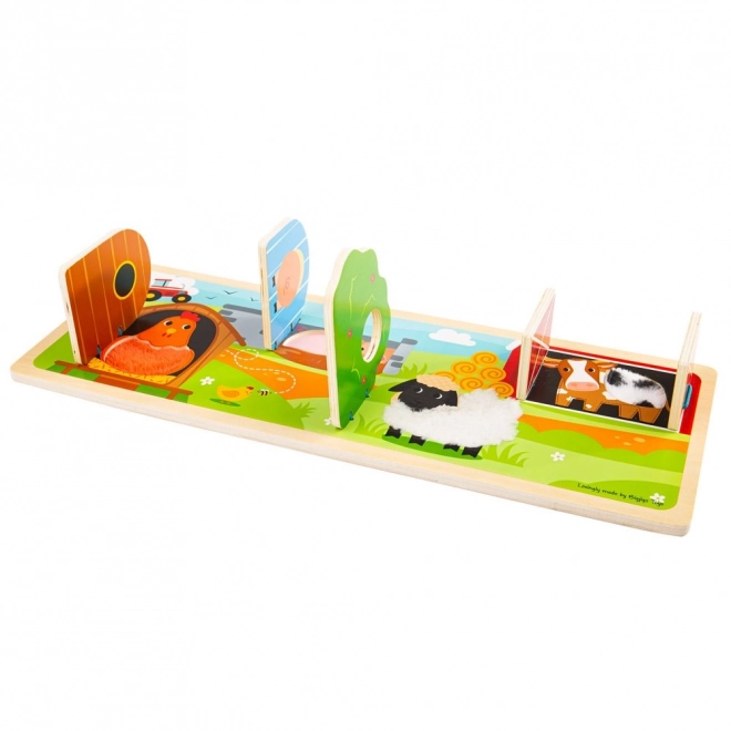 Puzzle Sensoriale Fattoria Bigjigs Toys