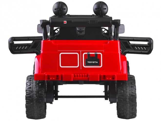 Macchina Elettrica Toyota FJ Cruiser per Bambini – Rosso