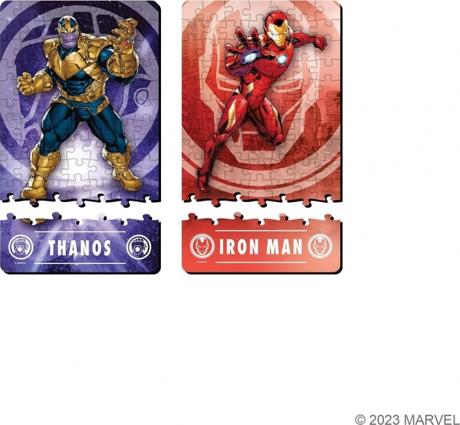 Puzzle doppio Marvel Avengers: Thanos vs Iron Man