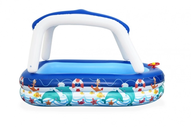 Piscina Bestway Sea Captain con tettoia e volante