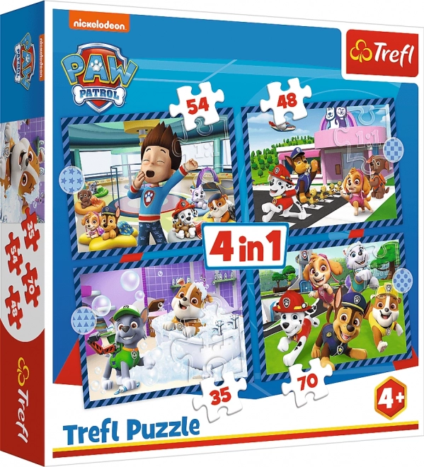 Puzzle 4 in 1 Avventure dei Cuccioli PAW Patrol