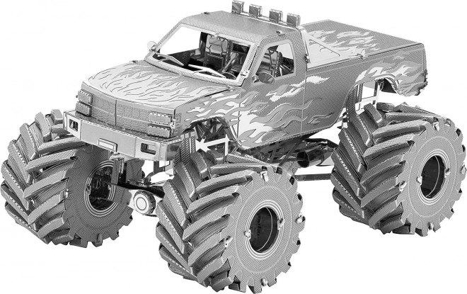 Puzzle 3D Monster Truck in metallo