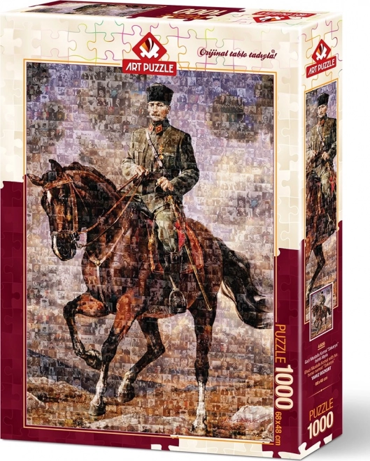 Puzzle Art Puzzle Atatürk a Cavallo 1000 Pezzi