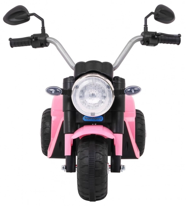 Motoretta per bambini con batteria suoni LED rosa