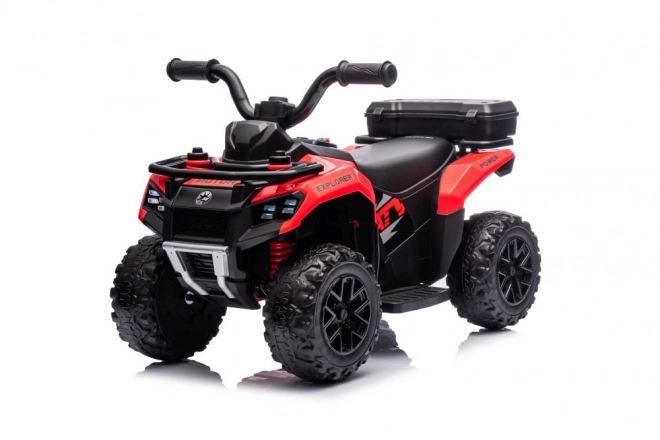 Quad elettrico rosso per bambini