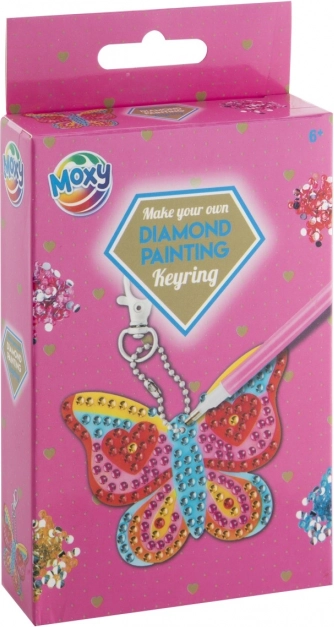 grafix pittura diamantata ciondolo farfalla
