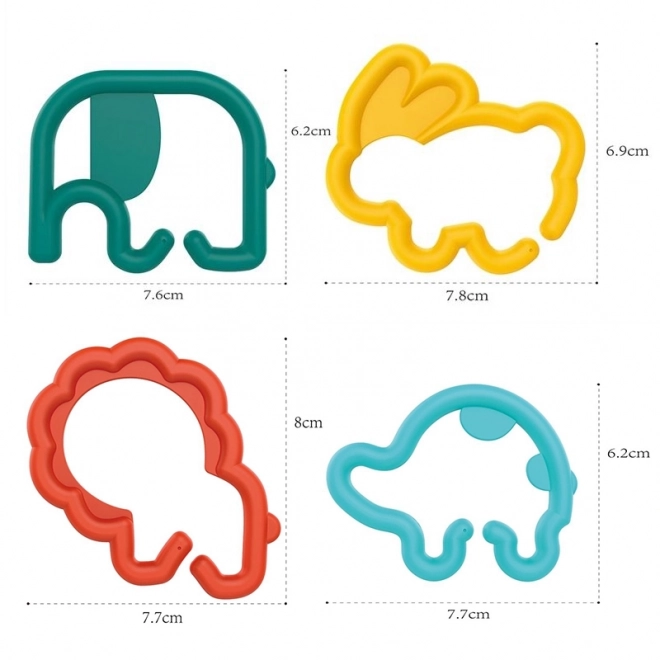 Gioco sensoriale con gancetti animali Woopie