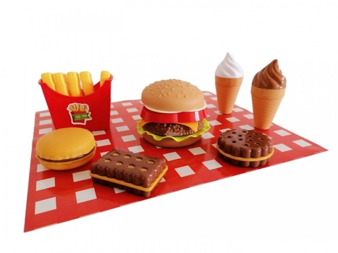 Set di cibo fast food giocattolo