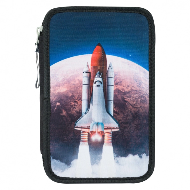 Set 5 pezzi Shelly Space Shuttle: zaino, astuccio, sacca, cartellina, scatola