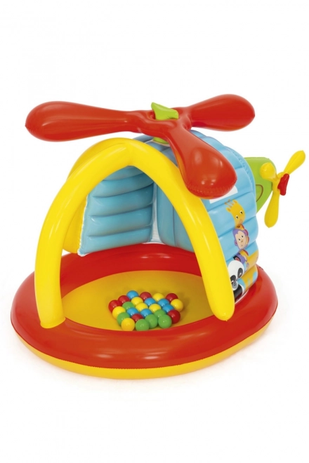 Piscina gonfiabile con elicottero e palline Fisher-Price