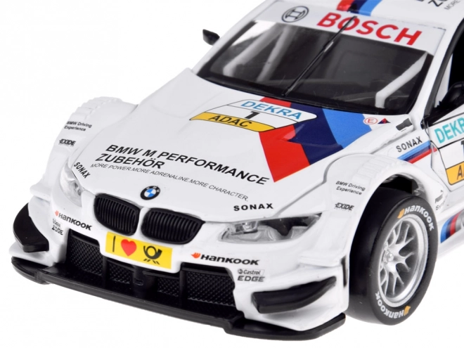 Modello Sportivo BMW M3 DTM in Metallo Scala 1:32 con Luci e Suoni