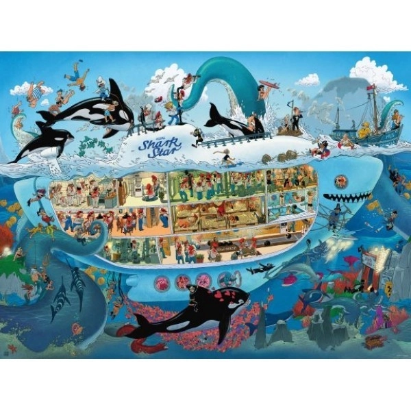 Puzzle Heye Sottomarino Divertente 1500 Pezzi