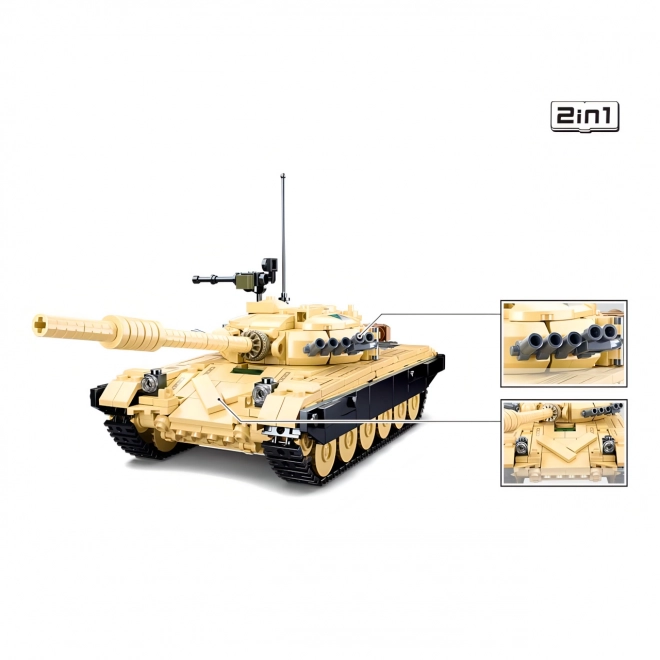 Sluban Carro Armato T-72B3 2-in-1