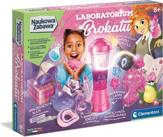 Laboratorio creativo dei glitter CLEMENTONI per bambini dagli 8 anni