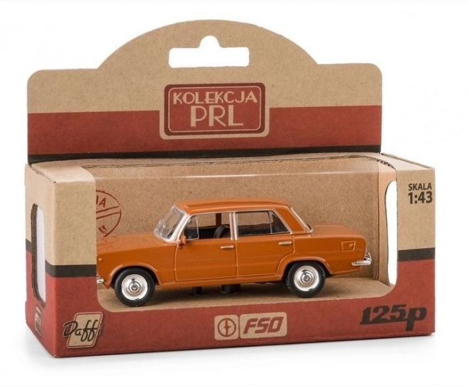 Auto classico PRL Fiat 125p marrone