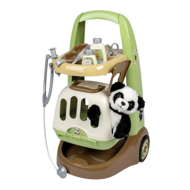 Carrello veterinario mobile 2-in-1
