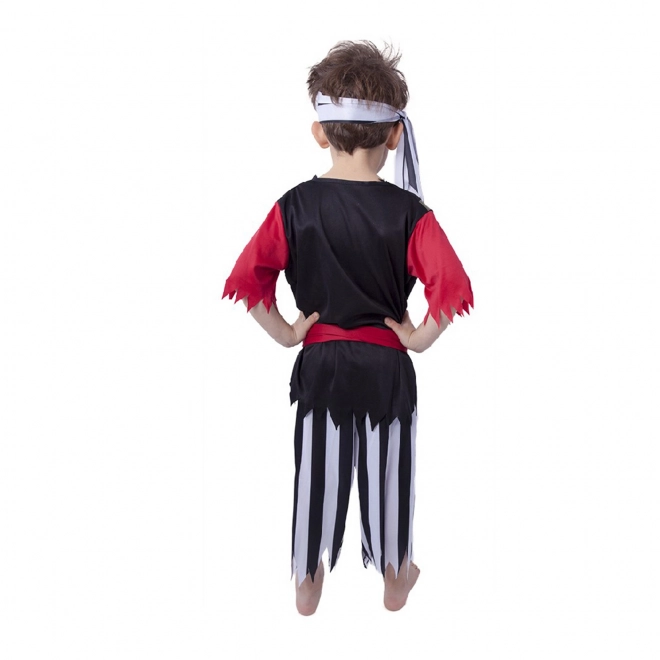 Costume da pirata per bambini con bandana (S)