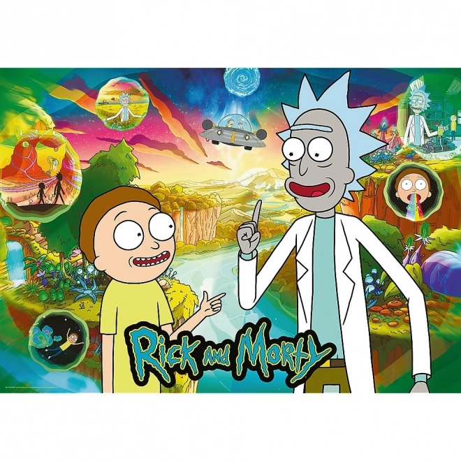 Puzzle TREFL Premium Plus: Rick e Morty 1000 pezzi