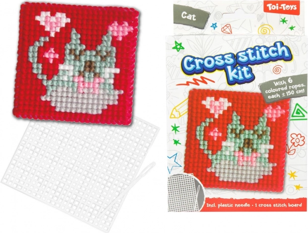 Set per ricamo a punto croce mix di stili in scatola