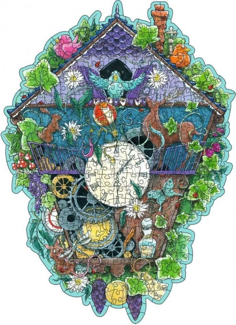 Puzzle sagomato in legno Orologio a Cucù Ravensburger 300 pezzi