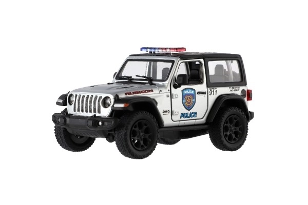 Modellino in metallo Jeep Wrangler della polizia