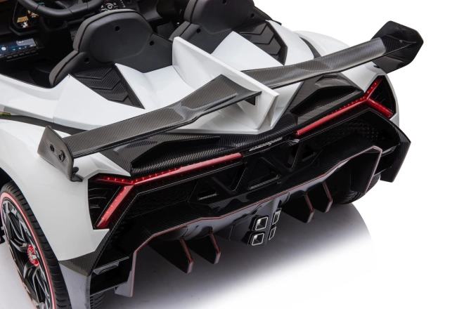 Lamborghini Veneno auto elettrico per bambini bianco