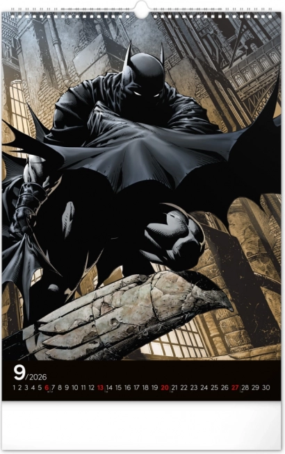 Calendario da parete Batman Dark 2026