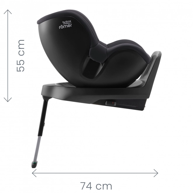 Seggiolino Auto Girevole 360 Gradi Space Black