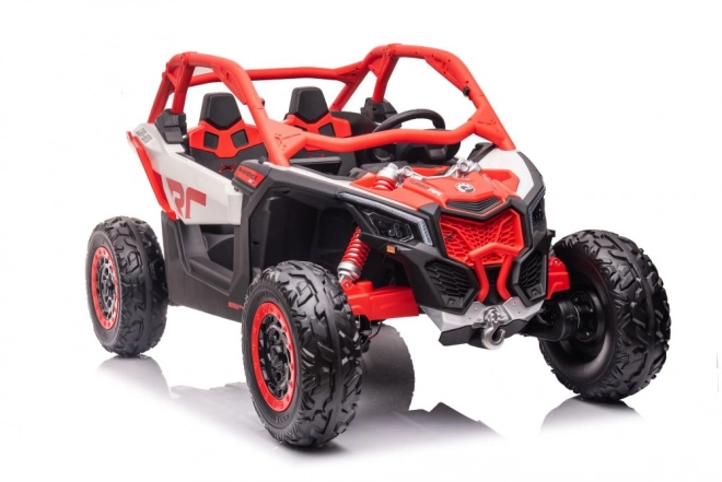 Auto a batteria Buggy CAN-AM rosso 4x4