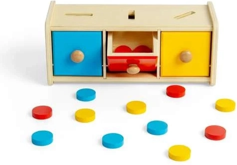 Bigjigs Toys scatola di smistamento colori