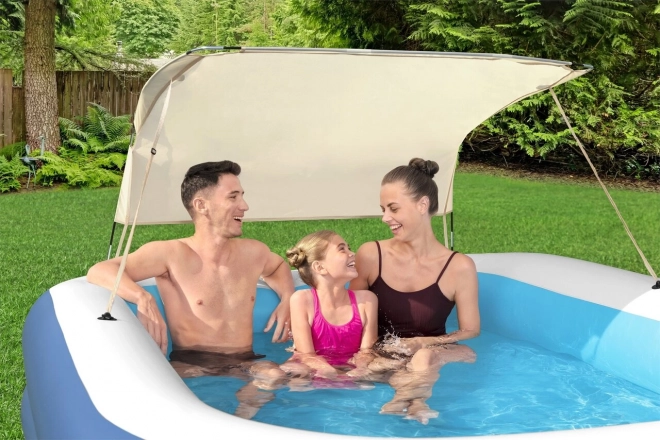 Piscina familiare gonfiabile con protezione UV e tettuccio rimovibile Bestway