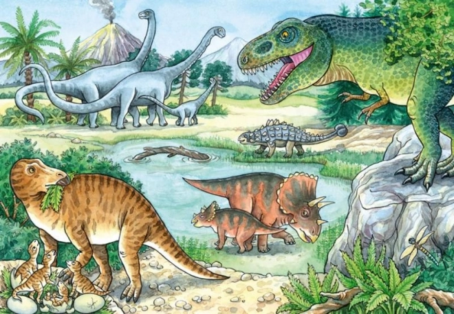 Puzzle il mondo dei dinosauri