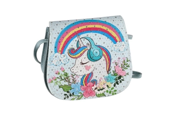 Borsa unicorno con pietre preziose