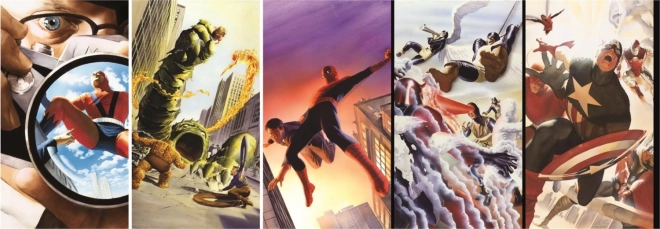 Puzzle panoramico 80 anni di Marvel 1000 pezzi