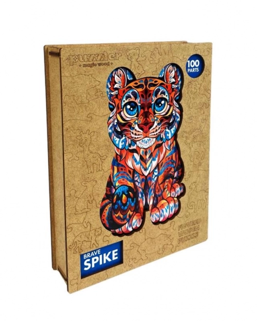 Puzzle di Legno Colorato - Coraggioso Spike