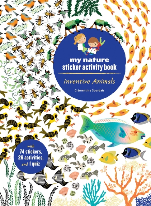 Libro di attività di adesivi Animali Ingegnosi