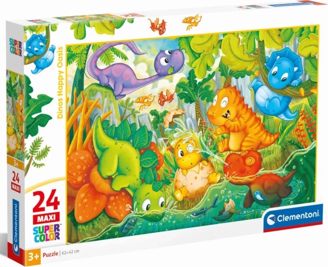 Puzzle Maxi Dinosauri Oasi Felice