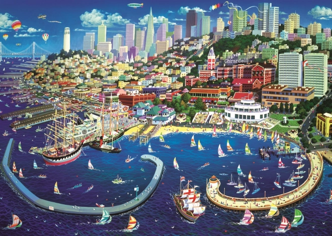 Puzzle 2000 pezzi Baia di San Francisco