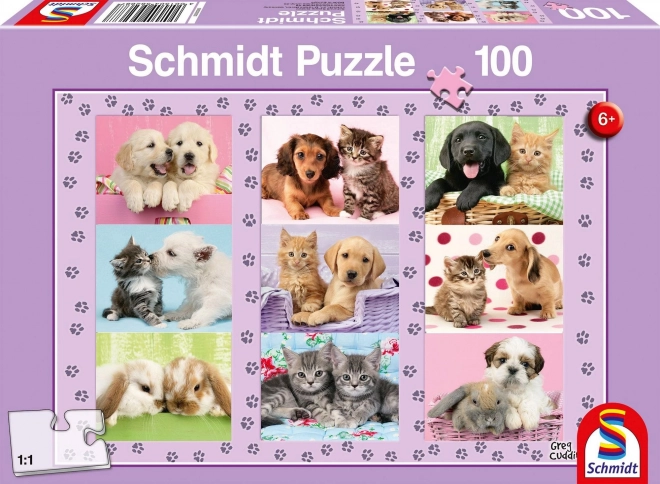 Puzzle Amici Animali Moji 100 Pezzi