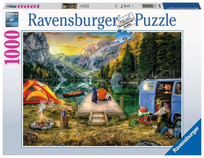 Puzzle Ravensburger viaggio in campeggio