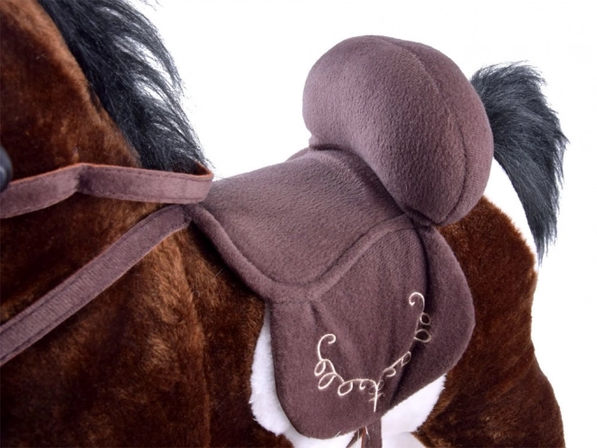 Grande cavallo a dondolo che scuote la coda ZA0052