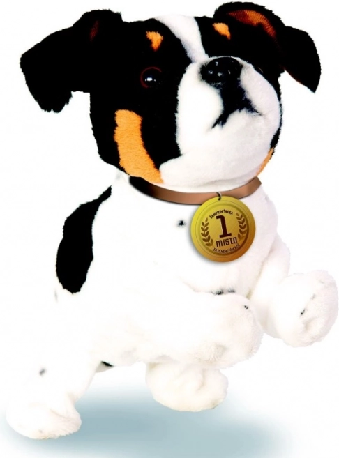 Cagnolino interattivo 'apka 23 cm bianco e nero