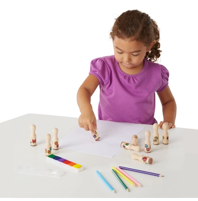 Set timbri deluxe Melissa and Doug