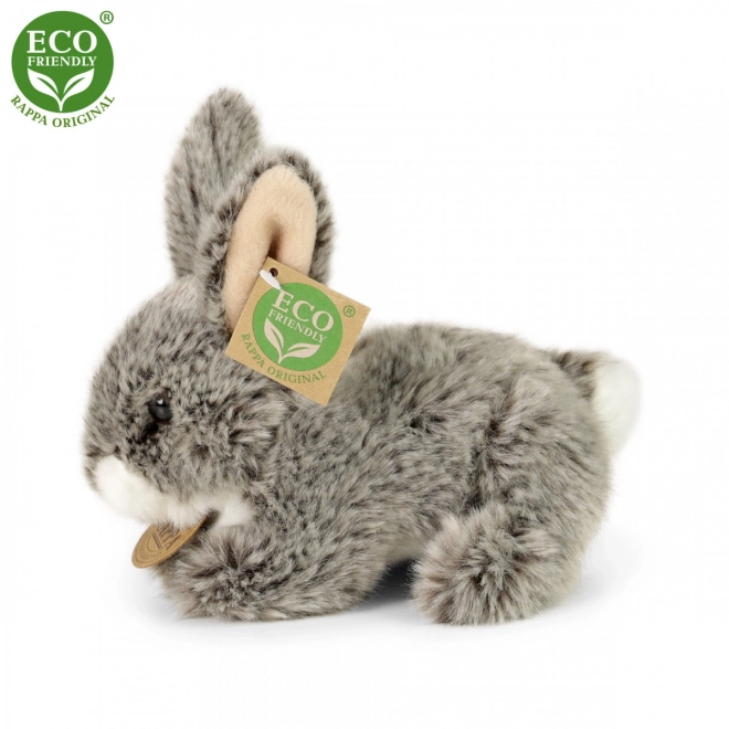 Coniglio Peluche Grigio Scuro Disteso 17 cm Eco-Friendly