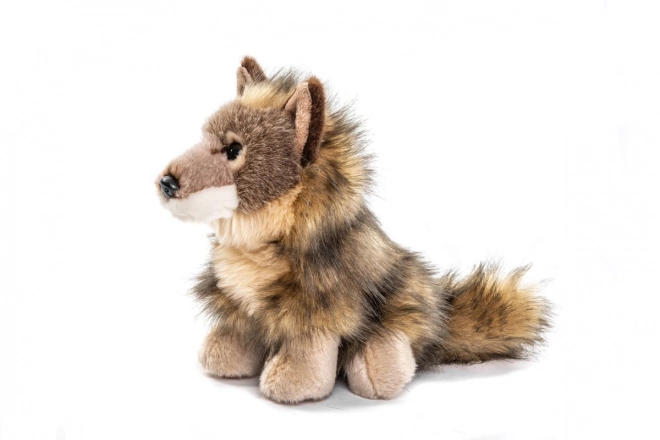 Coyote Seduto in Peluche 18 cm