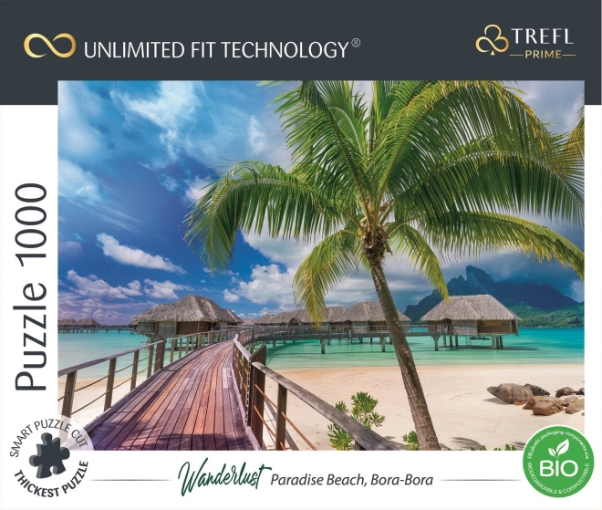 Puzzle Trefl Wanderlust: Spiaggia Paradisiaca a Bora-Bora 1000 pezzi