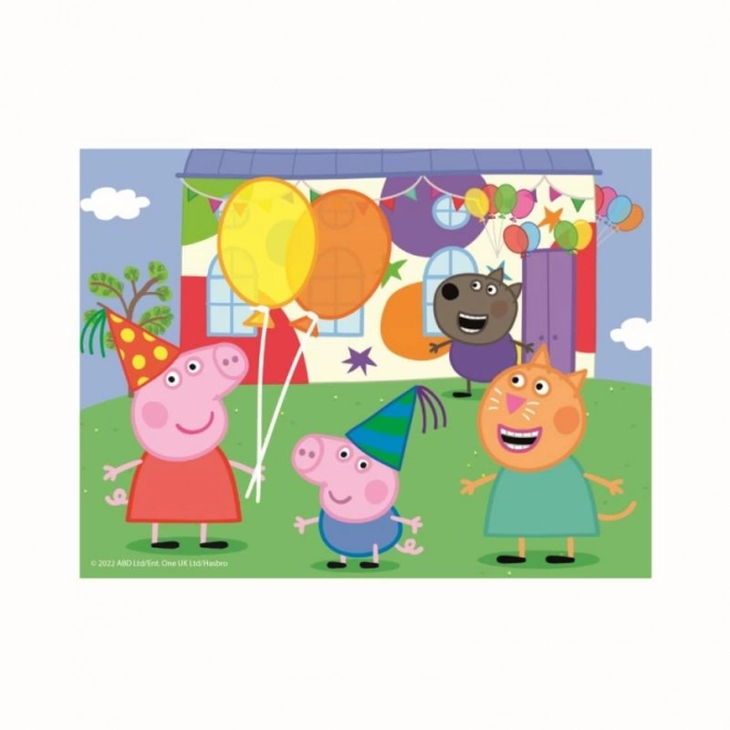 Cubi di immagini Peppa Pig Dino, 12 cubi