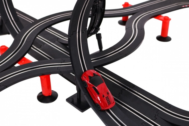 Pista da Corsa per Bambini con Auto 1:43 e Luci